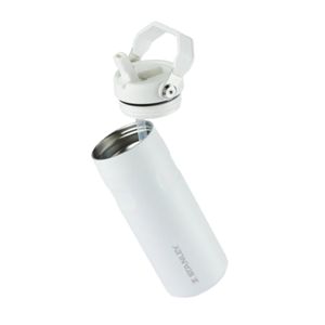 GARRAFA STANLEY TÉRMICA AEROLIGHT FLIP STRAW 473ML BRANCA 08545-00