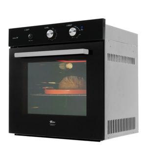 Forno a Gás de Embutir Fischer Infinity 78L com Grill Preto - 220V
