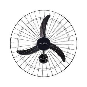 Ventilador De Parede Ventisol Oscilante 60cm Metal Preto
