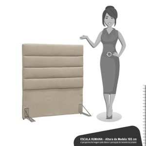 Cabeceira Solteiro 90cm e 1 Mesa de Cabeceira Branco