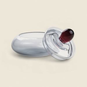 Potiche Merlot Vidro Transparente - A\CASA