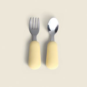 Kit de Talheres com 2 Peças Amarelo - A\BABY