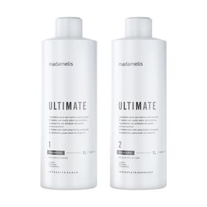 Kit Escova Progressiva Madame Lis Ultimate + Shampoo Limpeza Profunda 1 Litro