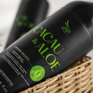 Kit 8 Escovas Progressivas Zap Cacau & Aloe Vera Passo Único 1 Litro