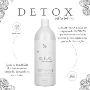 Kit Escova Progressiva Zap All Time + Shampoo Detox 1 Litro + Máscara Óleo De Mecadâmia & Chia 950g