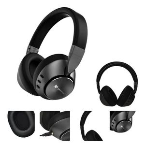 Fone de Ouvido Preto Sem Fio Bluetooth Super Confortável