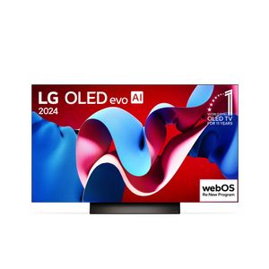 Compre Smart TV LG 55" 4K OLED evo AI OLED55C4PSA e Ganhe SoundBar LG Bluetooth Preto SQC1