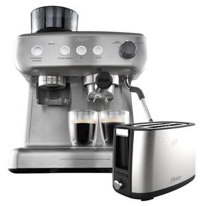 Kit Cafeteira Espresso Xpert E Torradeira Inox Oster 127V