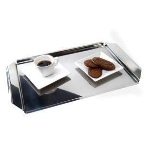 Bandeja Para Servir Chá Café Aço Inox Prime