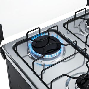 Fogão Dako 4 Bocas Mesa Inox Supreme Branco Bivolt