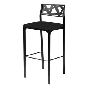 Banqueta Eliza Gourmet Para Cozinha,bancada Ou Area Externa Assento Sintético Preto-gat Magazine