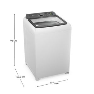 Máquina De Lavar Consul 15 Kg CWN15ABBNA Branca Com Modo Eco 220V