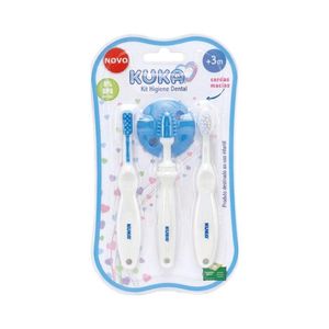 Kit Higiene Dental Kuka Baby Azul