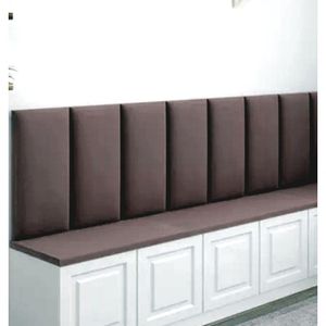 Cabeceira Casal Veludo Marrom Modular Luxo Cama Box Casal