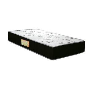 Colchao Solteiro Agflex Dupla - Face Espuma D28 - 65 1,88 X 0,88 X 0,20 Branco E Preto