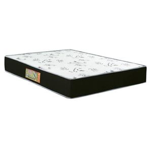 Colchao Queen Agflex Dupla ? Face Espuma D28 - 65 1,98 X 1,58 X 0,20 Branco E Preto