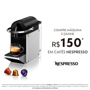 Máquina de Café Espresso Nespresso Pixie Redesign Silver