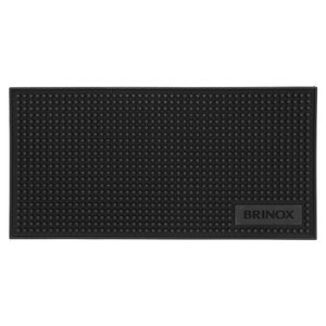 Tapete Escorredor para Bar 30 cm Borracha Cor Preto Linha Acessórios para Bar e Vinho Brinox