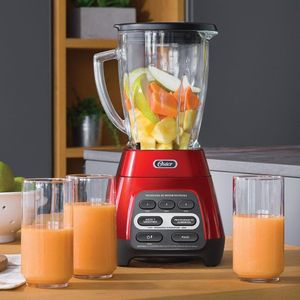 Liquidificador Reversível Oster Vermelho Com Blend N Go 127v