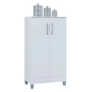 Armário Multiuso 60cm 2 Portas Tami P11 Branco - Mpozenato