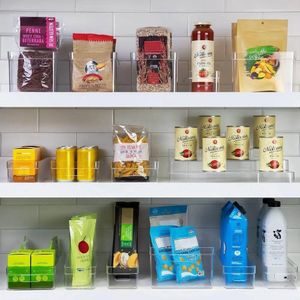Conjunto Organizador Armário Clear 4 Peças Transparente