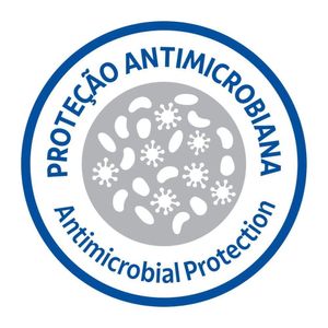 Cadeira Tramontina Amélia Com Braços Marrom Empilhável Em Polipropileno Com Proteção Antimicrobiana