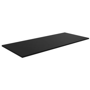 Tampo Para Balcão De Cozinha 120cm Mdp Preto - Ajl Móveis