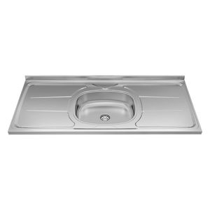 Cozinha Compacta Márcia E Balcão Gabinete Com Pia Tatiane 120cm Preto - Ajl Móveis