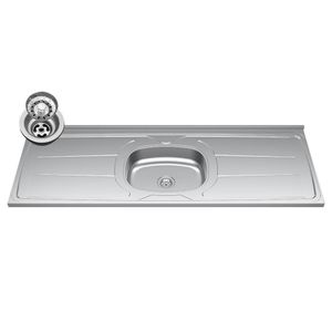 Cozinha Modulada 5 Peças Balcão Com Pia 160cm Andréia Branco - Ajl Móveis