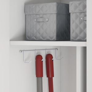 Armário Multiuso Lavanderia Notável Nt4015 Branco Branco
