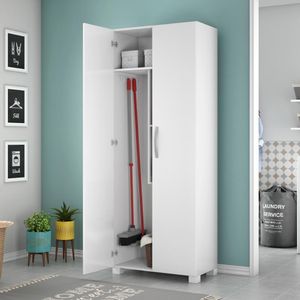 Armário Multiuso Lavanderia Notável Nt4015 Branco Branco