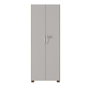 Armário Multiuso Com Chave 2 Portas Chicago Notável Freijó / Off White Freijo Off White