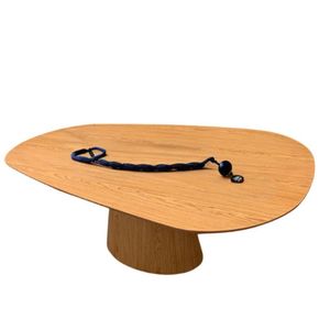 Mesa Oval Organica Em Freijo 140x90