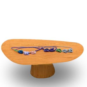 Mesa Oval Organica Em Freijo 180x100cm