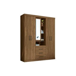 Guarda Roupa Casal 5 Portas E 3 Gavetas Havana Star 5.3 Jatobá - Santos Andirá