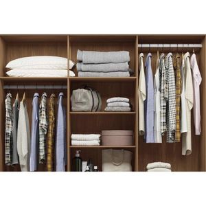 Guarda Roupa Casal 6 Portas E 9 Gavetas C- Pés Star 6.9 Jatobá-areia - Santos Andirá