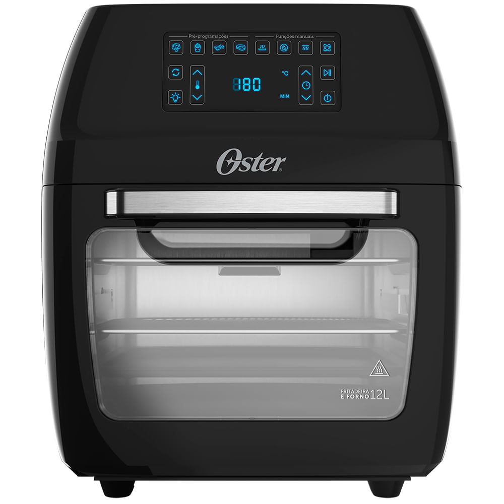 Oleo Free Air Fryer Digital Black Inox 4.8L Oster Ofrt660-220