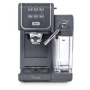 Compre Cafeteira Espresso Oster PrimaLatte Cinza e Ganhe 2 unidades de Café Starbucks House Blend Medium Roast 250g