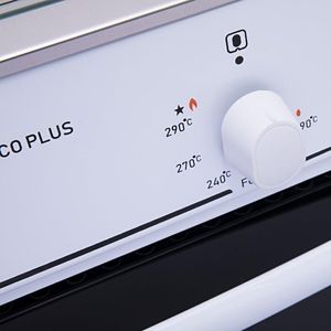 Fogão 5 bocas Atlas Mônaco Plus Branco com Acendimento Automático e Mesa Inox