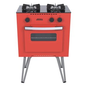 Fogao a Gas 2 Bocas Venax Mini Cook Vermelho
