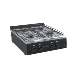 Fogao a Gas Portatil 4 Bocas Venax Flamatop Preto
