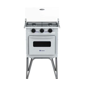Fogao a Gas 2 Bocas Venax Gemini Tampa de Vidro Branco