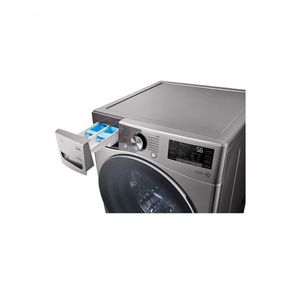 Lava e Seca LG Smart 18kg Inox Look com Inteligência Artificial AIDD™ WD18SV2S6B 127V