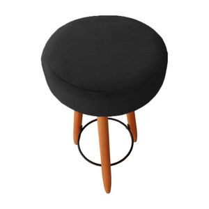 Kit Duas Banqueta Alta Para área Gourmet Balcão Pés Palito Linho Grafite Eli Móveis E Decoração