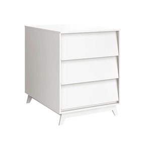 Berço Multifuncional E Guarda Roupa Prince Branco Acetinado - Reller