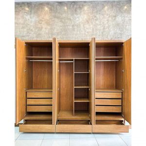 Guarda-roupa Casal 6 Portas 9 Gavetas 2,70m - Paris-nature - Bianchi Móveis