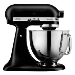 Compre Batedeira Planetária Kitchenaid Preta KEA30CP e Ganhe Assadeira Cerâmica Oval Branco A\CASA