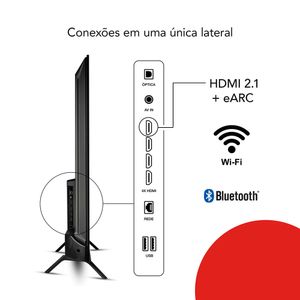 Smart TV AIWA 75” GOOGLE TV 4K Comando de voz Dolby Vision&Atmos AWS-TV-75-BL-01-A