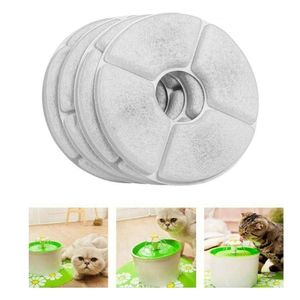 Refil Filtro 4 Unidades Carvao Ativado Pet Gato Cachorro Animais Estimaçao Fonte Bebedouro Agua Limpa Potavel