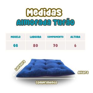 Almofada Pet Tufão Gg Luxo Confortavel Macia Gato E Cachorro Vinho